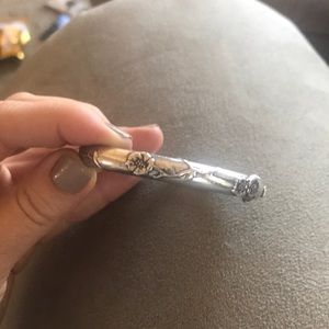 Tiffany’s sterling silver flower bracelet